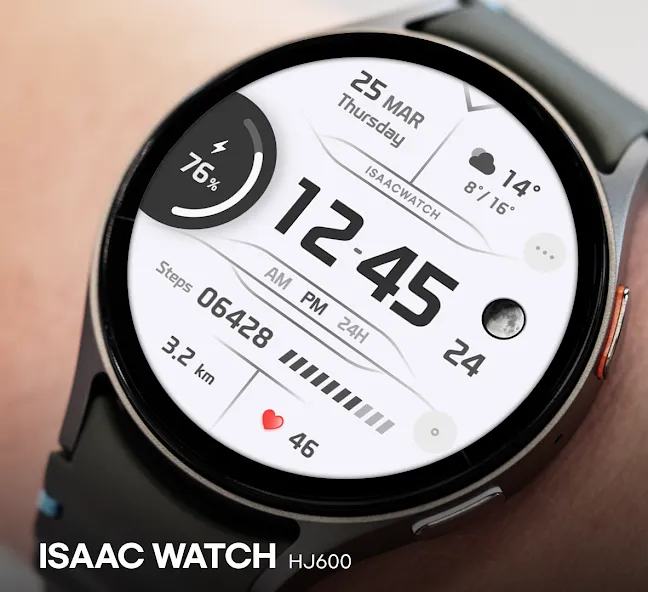 ISAAC WATCH HJ600 White screenshot 1