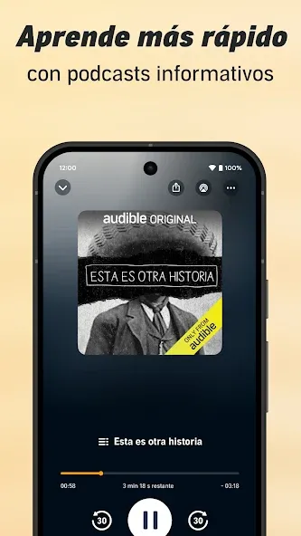 Audible:audiolibros y podcasts screenshot 8
