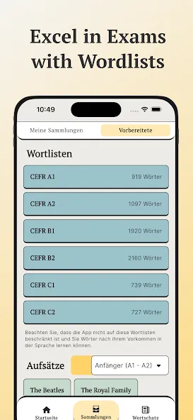 Vocabulary flashcards: Vocabuo screenshot 4