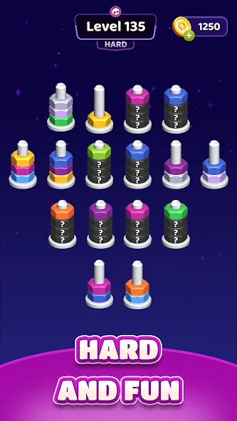 Nut Sort Blast: Color Puzzle screenshot 4