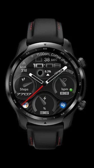 Digital Watch Face CUE107 screenshot 5