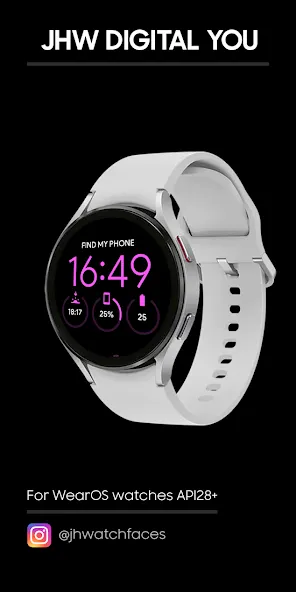 JHW Digital You: Watch face screenshot 1