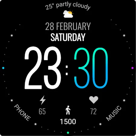 Minimal Watch Face screenshot 24