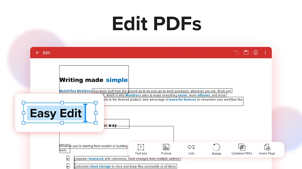 Mobi PDF・Editor・Scanner・Reader screenshot 11