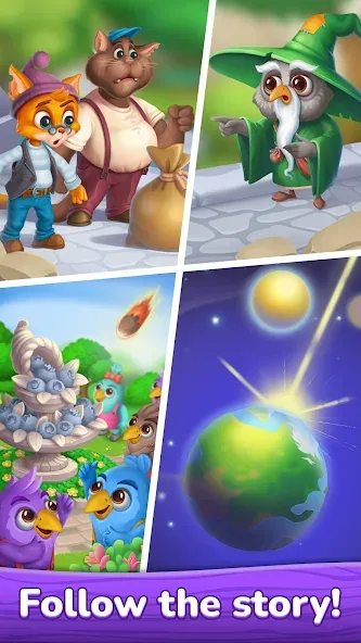 Birds World: Merge & Adventure screenshot 1