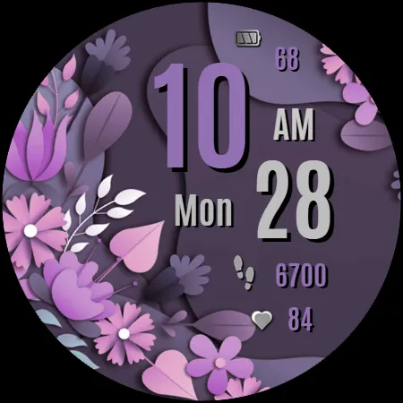 NXV80 Vibrant Watch Face screenshot 10