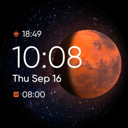 Luna Moon Watch Face screenshot 8