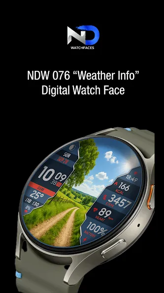 Weather Watchface — NDW076 screenshot 17