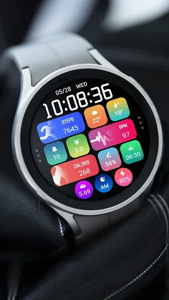 Large Icon Component ZKinWatch screenshot 2