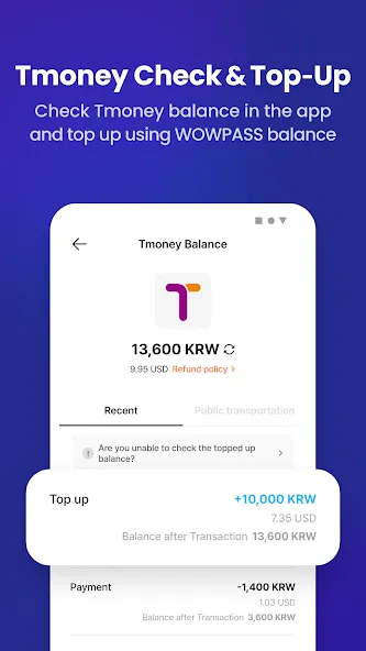 WOWPASS: Go Cashless in Korea screenshot 6
