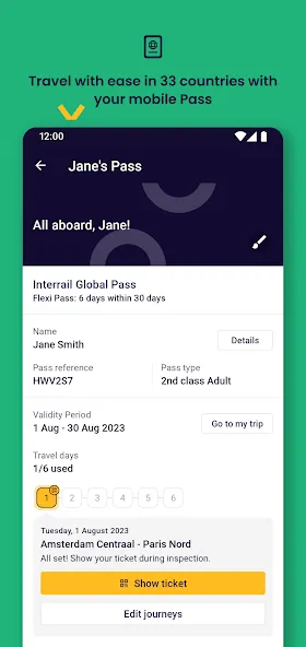 Eurail/Interrail Rail Planner screenshot 4