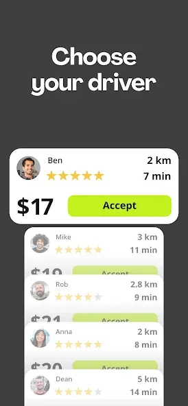 inDrive. Rides with fair fares screenshot 3