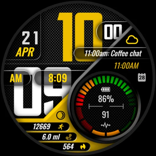 it-M013: Digital Watch Face screenshot 26