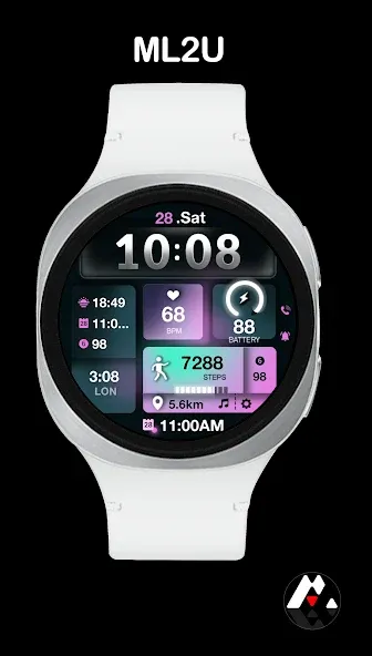 ML2U 241b Hybrid Watch Face screenshot 6