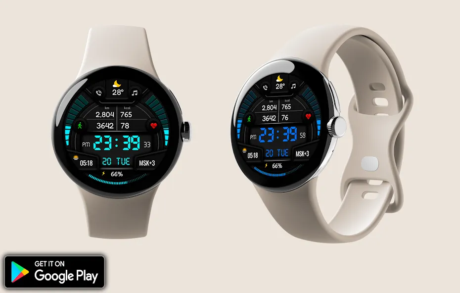 Digital Sport BPV1 Watch Face screenshot 3