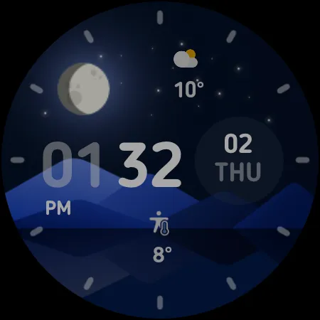Stargazing Digital Wear OS screenshot 7