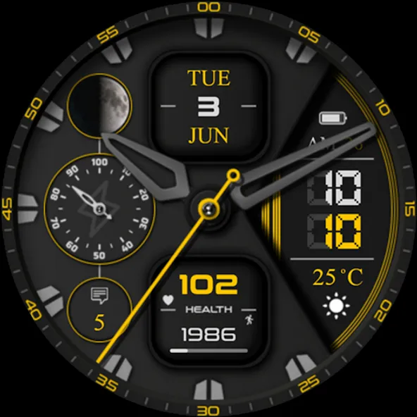 Watch face CNW0023 screenshot 6