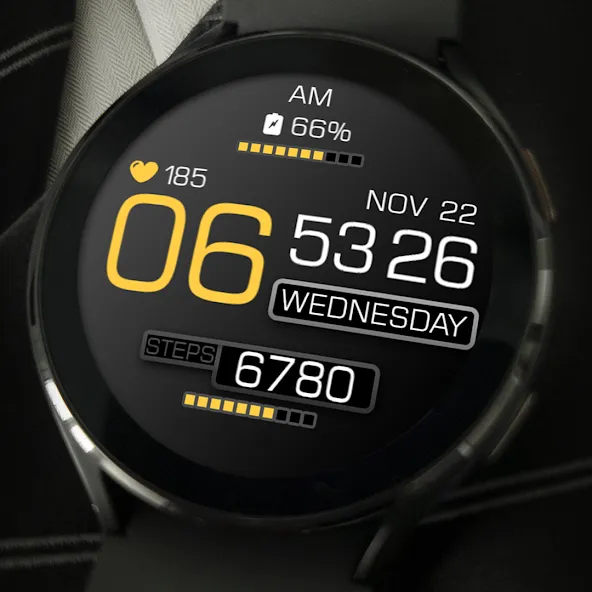 Key110 Digital Watch Face screenshot 5