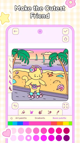 My Cute Friends: Coloring Book screenshot 3
