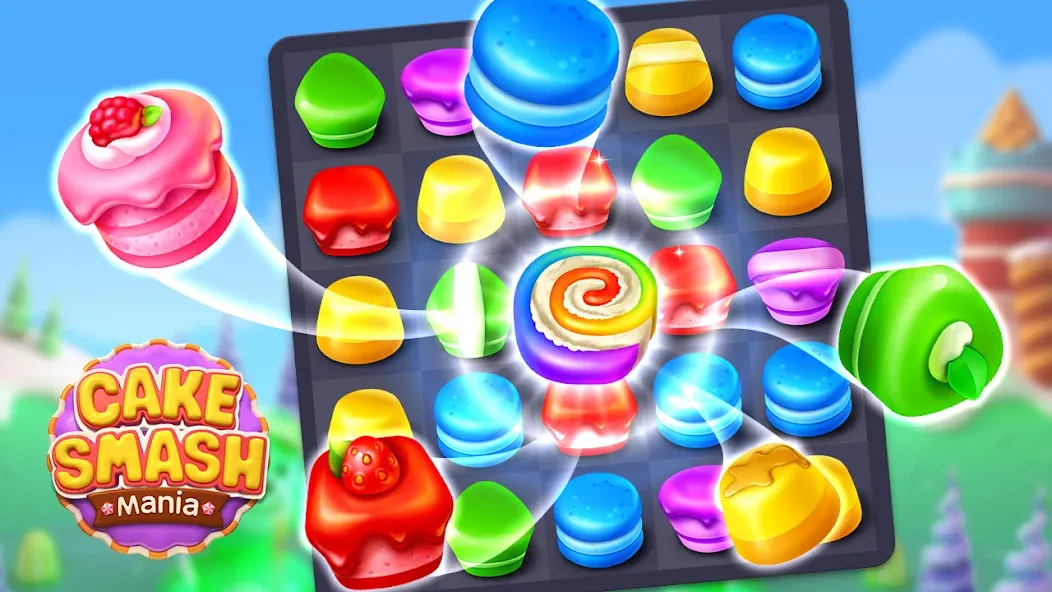 Cake Smash Mania - Match 3 screenshot 8