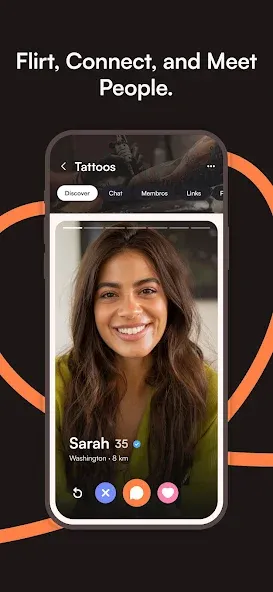 Jaumo Dating App: Flirt & Date screenshot 2