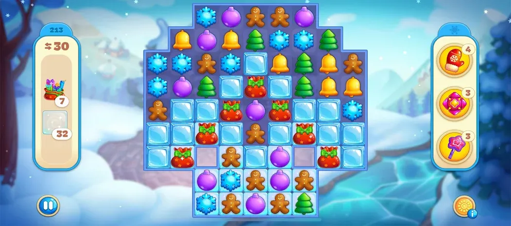Christmas Sweeper 4 - Match 3 screenshot 7