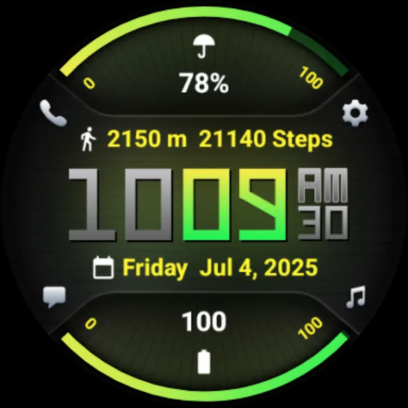 PRADO 77 Digital Watch Face screenshot 13