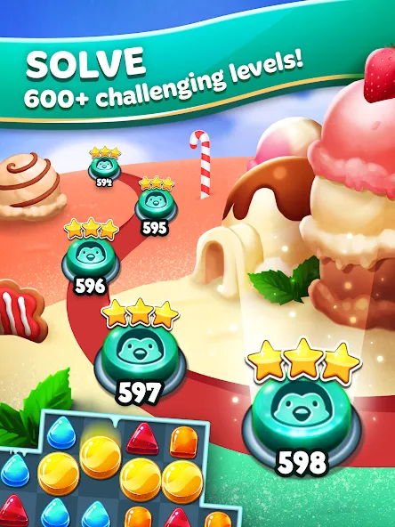 Frozen Frenzy Mania – Match 3 screenshot 9