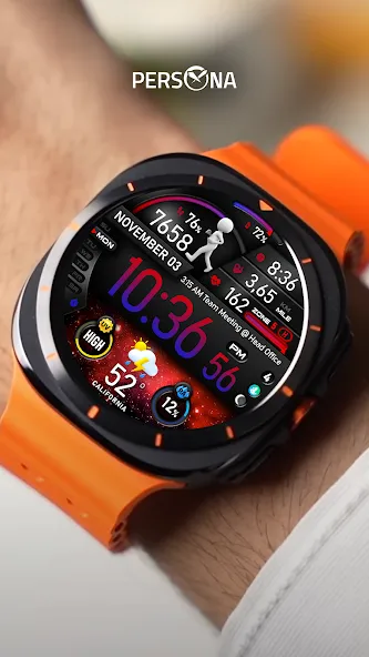 PER23 Platinum Watch Face screenshot 40