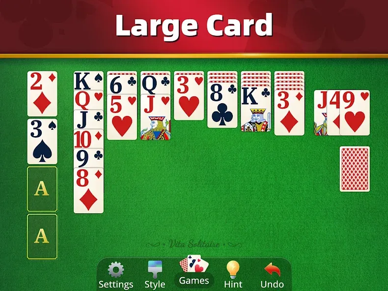 Vita Solitaire for Seniors screenshot 10