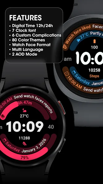 MDS06 Sport Watch Face screenshot 3