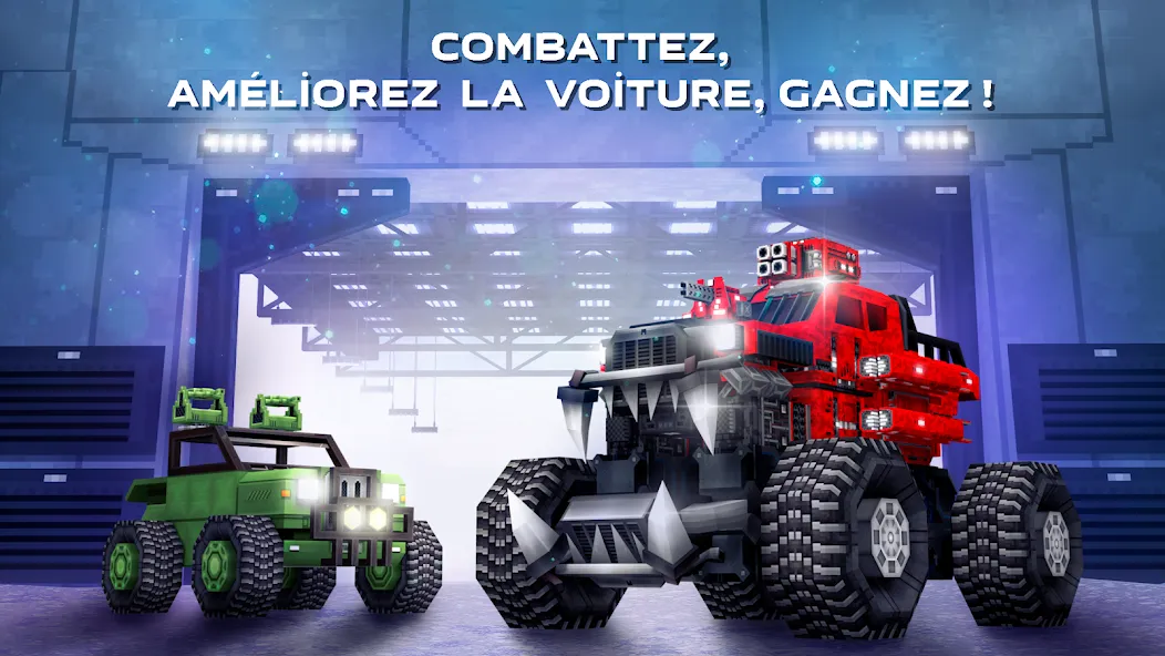Blocky Cars jeu de tank & pvp screenshot 4