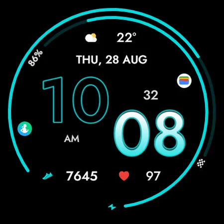 TVV Fitness 5 Watch Face screenshot 7