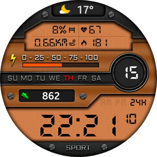 Digital Dadan Watch Face screenshot 15