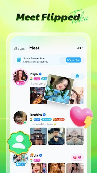 Taka - Chat, Live, Games room screenshot 3