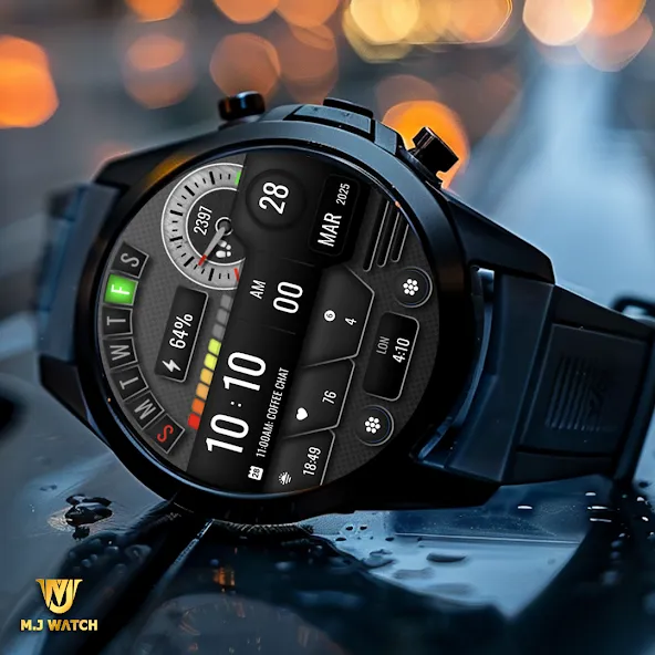 MJ168 Digital Sport Watch Face screenshot 6