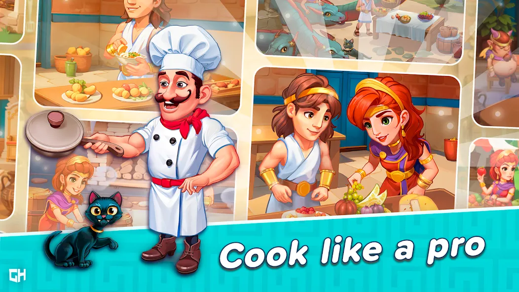 Greek Kitchen Frenzy: Dionysus screenshot 1