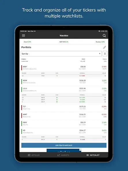 MarketWatch screenshot 10
