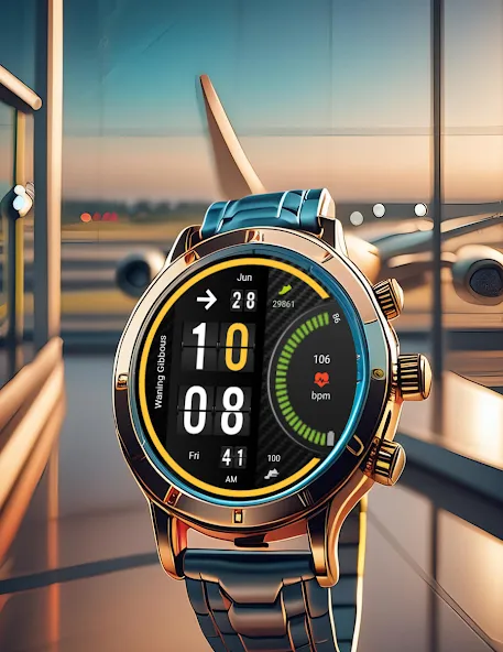 Airport 01 Watch Face screenshot 3