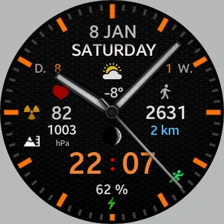 WIN Classic Army MOD WatchFace screenshot 34
