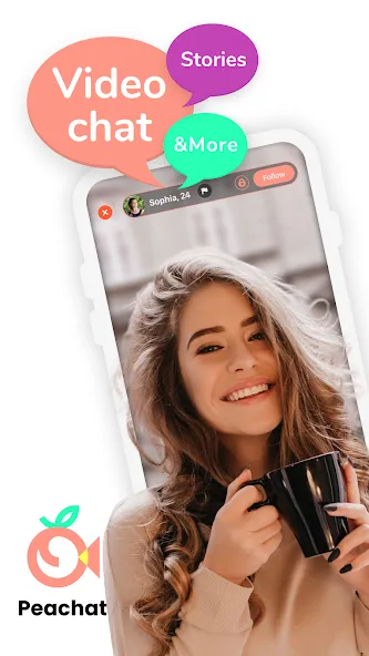Peachat - Live Video Chat screenshot 1