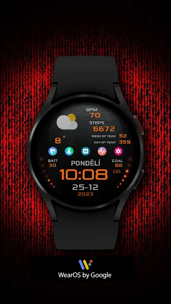PW81 Big Digital Weather Watch screenshot 4