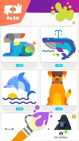 Coloring games for toddlers screenshot 5