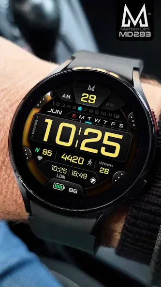 MD283 3D Digital watch face screenshot 7