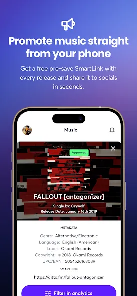 Ditto Music screenshot 7