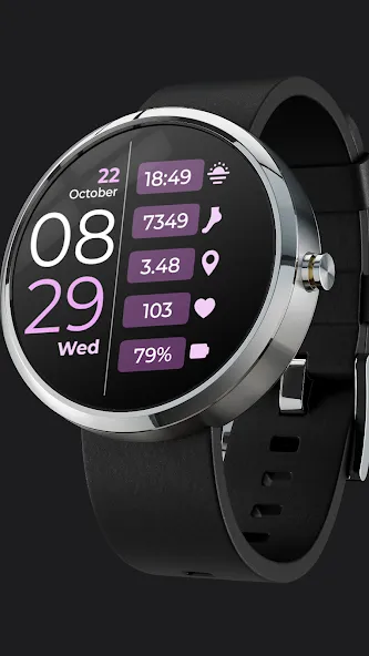 CC Clean 22 Watch Face screenshot 4