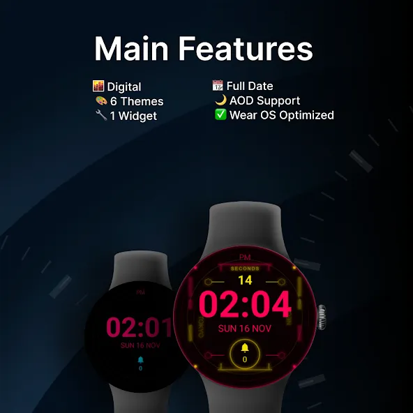Neon Tokyo Watch Face screenshot 2