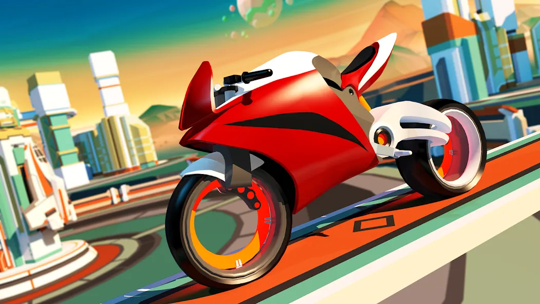 Gravity Rider: Juego de Motos screenshot 2