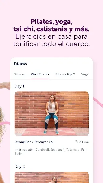 RH: Fitness para mujeres +40 screenshot 2