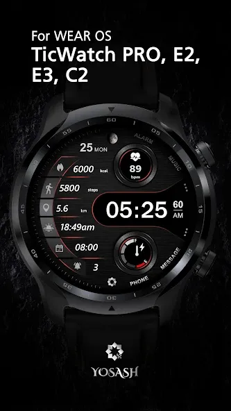 A340 Digital Watch Face screenshot 7